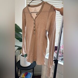 Aerie - Long Sleeve Henley Shirt
